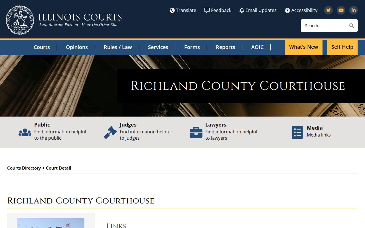 Richland County criminal court record access services