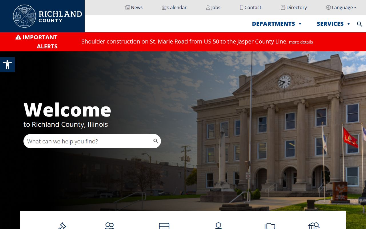 Richland County criminal history official offices