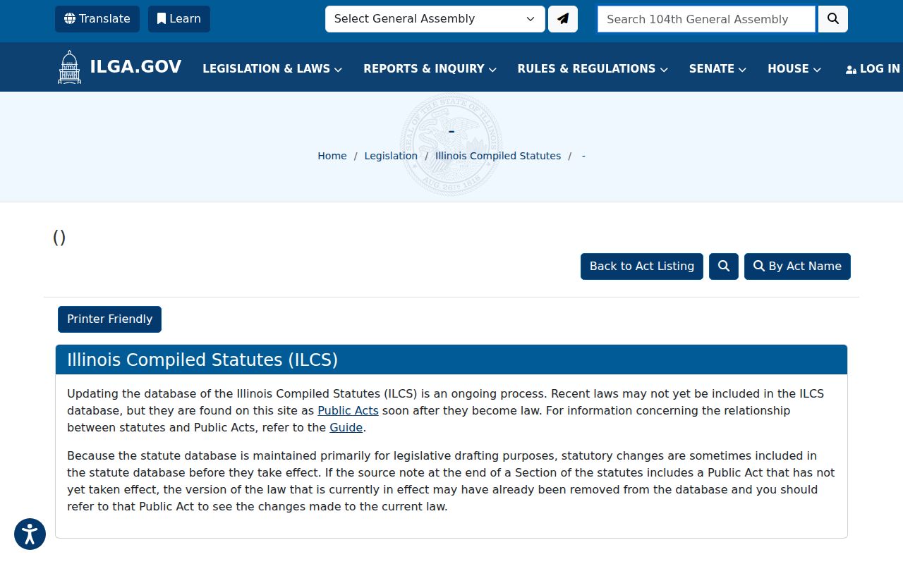 Illinois Sex Offender Registration Act for Richland County lookup duties